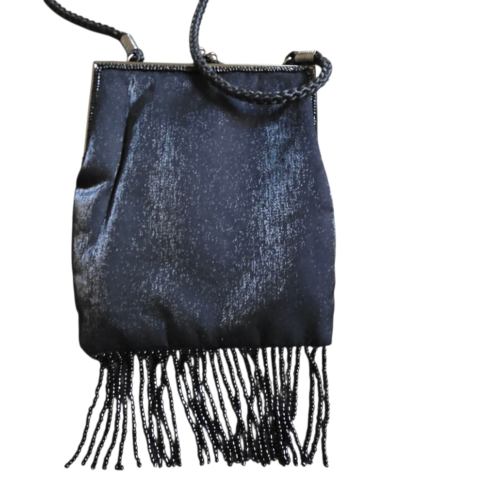 Vintage Lancôme beaded evening bag with a braided strap, a kisslock clasp - Picture 3 of 7